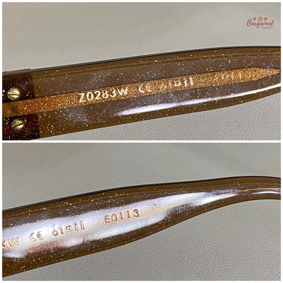 Auth LOUIS VUITTON Honey Speckling Acetate Frame Oversized Soupcon GM Sunglasses - Picture 8 of 13